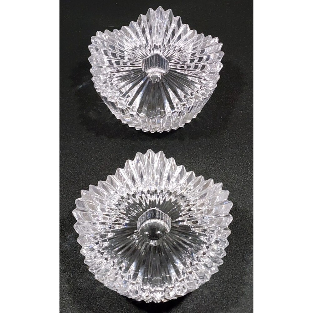Mikasa Austria Crystal Motion Candle Holders Set of 2